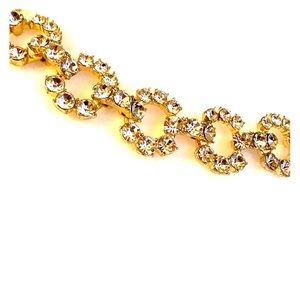 ❌SOLD❌ NWOT Banana Republic Gold and Crystal Necklace